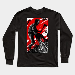 The Evil Dead Ash Attacks Long Sleeve T-Shirt